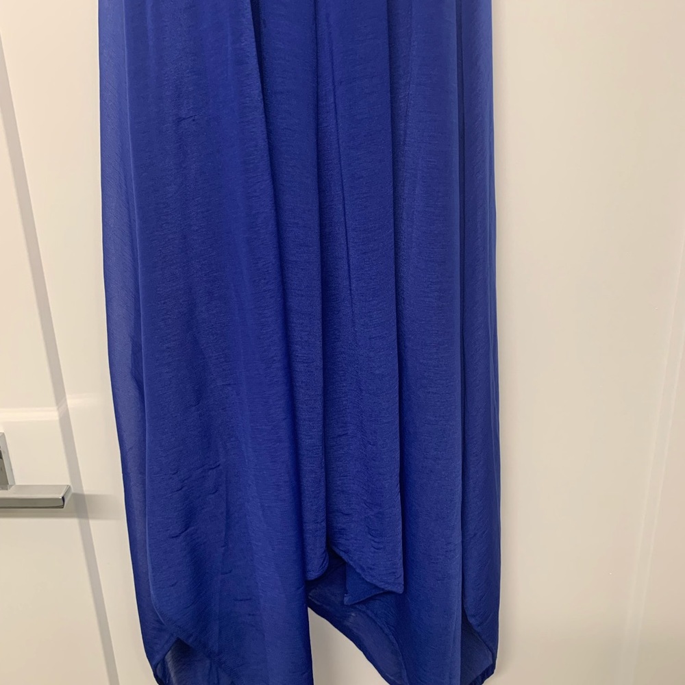 Long cobalt blue dress